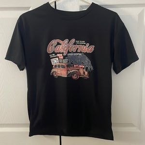 Black graphic t-shirt